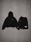 Cool Fly Wing Zip Tracksuit - Black & White