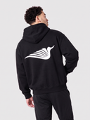 Cool Fly Signature Wing Zip Hoodie - Black & White