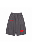 Cool Fly Signature Wing Shorts - Grey & Red